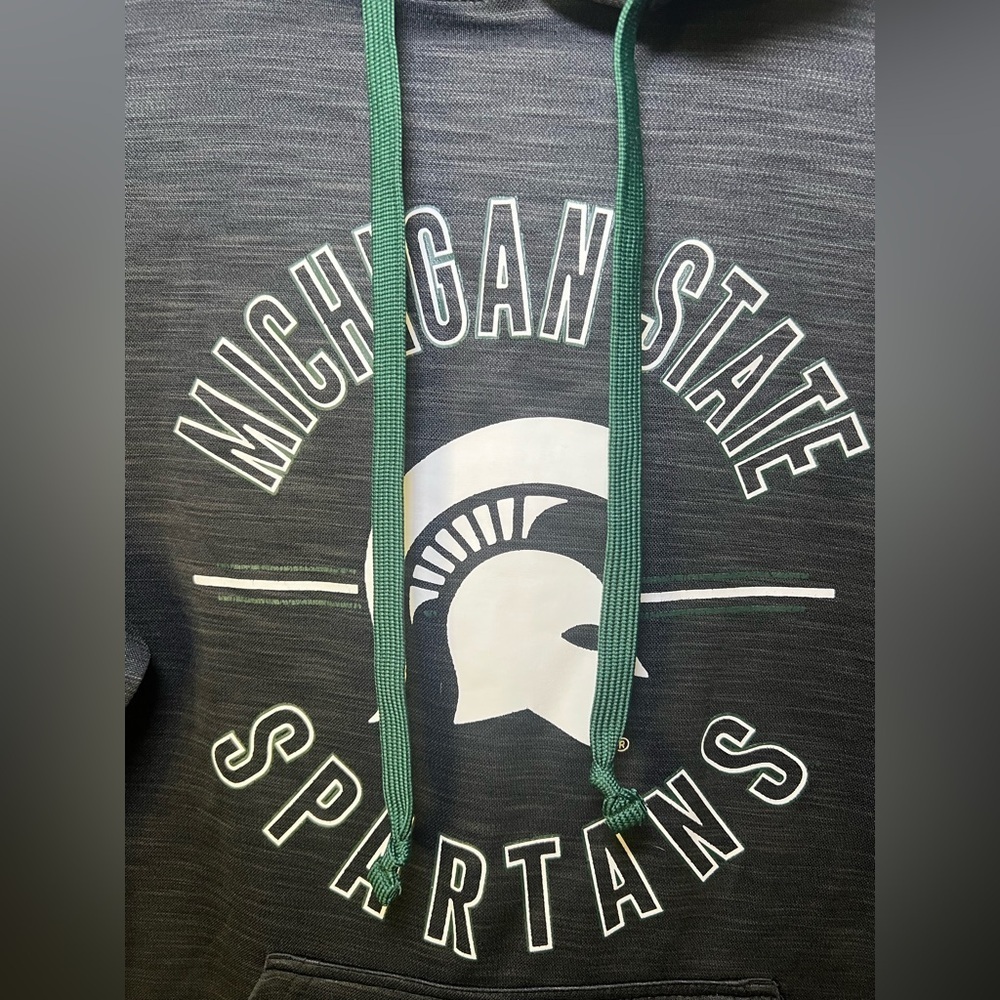 Michigan State Spartans Men's Hoodie - Black - Picture 3 of 6